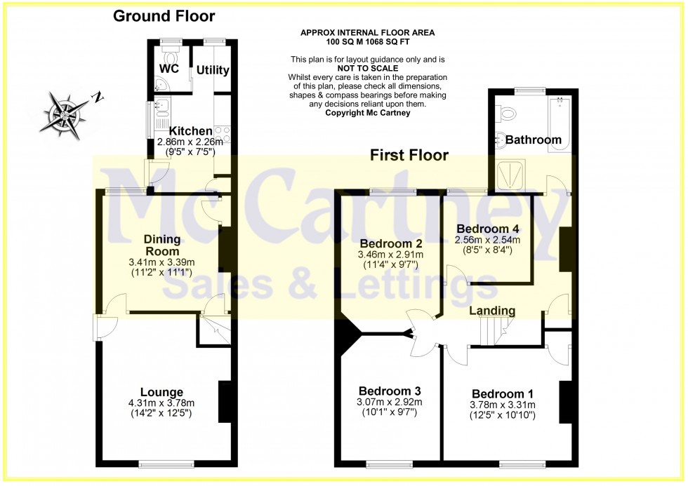 Floorplan for Orchard Street, Chelmsford, Essex