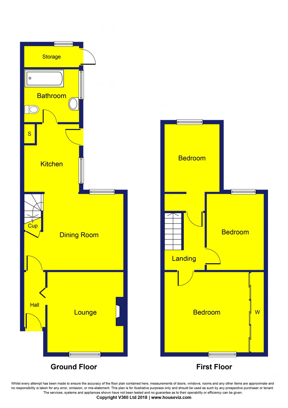 Floorplan for Baddow Road, Chelmsford, Essex